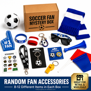 Caja Misteriosa de Accesorios para Fanáticos del <span class=keywords><strong>Fútbol</strong></span>, Regalos Aleatorios con Logotipo Personalizado para Bares, Clubes y Fiestas, para Tiendas en Línea y Eventos - Product Image 3