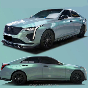 Film de carrosserie PET 1.52*17m, gris pierre de lune rêveuse, solution d'emballage de véhicule de qualité supérieure - Product Image 5