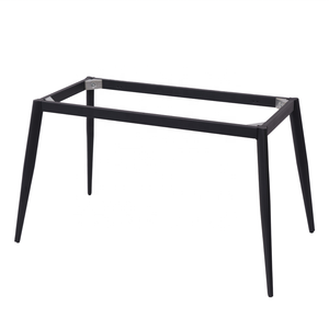 Pied de table à cadre en aluminium de qualité Ligne de production OEM bas prix d'usine bas meubles en acier au carbone table en métal pieds amovibles - Product Image 1