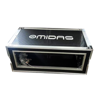 Flight case portable Midas DL32 Stage Box sans roulettes pour équipement audio
