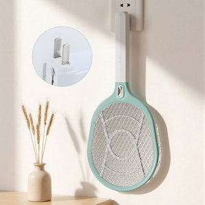 Raqueta Eléctrica Recargable <span class=keywords><strong>Profesional</strong></span> para Mosquitos, Matamoscas Eléctrico Portátil con Luz - Product Image 4