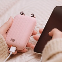 Nuevo Calentador de Manos Recargable 2 en 1 USB/Tipo-C de 5000-10000 mAh con Carga Rápida, Mini Banco de Energía Reutilizable