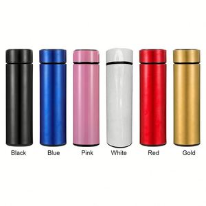 Bouteille d'eau intelligente avec écran LED, infuseur à thé, 500 ml, en acier inoxydable 304, thermos sous vide avec affichage de la température - Product Image 4