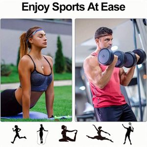 Yoga Running Fitness <b>Headband</b> <b>Sport</b> Hair Band Anti-slip Elastic Sweatband - Product Image 6