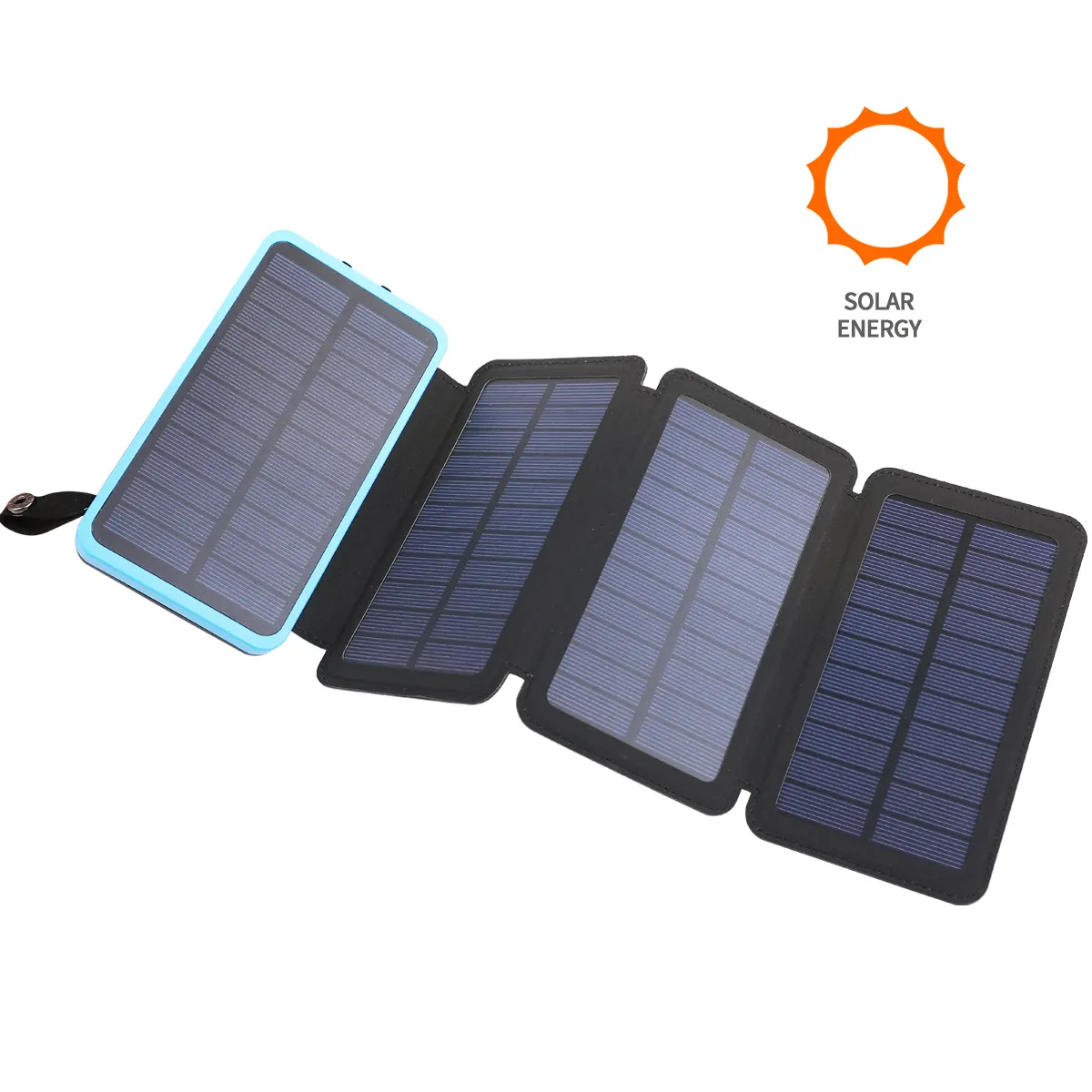 Chargeur solaire Portable pliable étanche d'urgence pour l'extérieur, batterie 25000 Mah