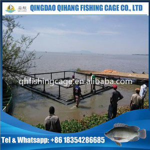 HDPE flotante perca del Nilo lago cosecha de peces jaula granja - Product Image 6