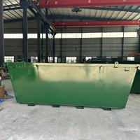 Bac à déchets amovible en acier certifié CE, norme australienne, grande poubelle de recyclage extérieure, taille personnalisable