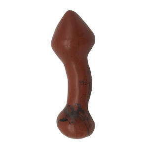 Baguette de Massage Yoni en Quartz Rose Naturel et Pierre Rouge Courbé avec Sentiment Tactile Réel et Logo Personnalisé pour Gode Pénis Féminin - Product Image 2