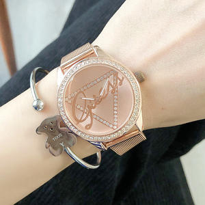 Reloj de Lujo para Mujer con Esfera Redonda, Correa de Acero y Esfera con Incrustaciones de Diamantes - Product Image 4