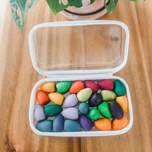 PVC trong suốt vuông lưu trữ dây kéo vỏ cứng trường hợp bút chì rõ ràng nhựa cứng Side dây kéo trường hợp - Product Image 6