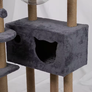 Prix bon marché Fabrication Cat Climb Tower Castle Support d'arbre à chat avec pièces de rechange - Product Image 2