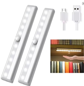 Không dây LED ánh sáng ban đêm PIR cảm biến chuyển động trong nhà an ninh tủ quần áo ánh sáng Pin hoạt động trần ánh sáng phát ra Diode - Product Image 1