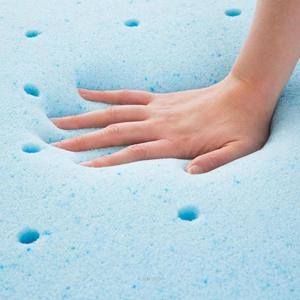 Hot Selling Hals kühlung Gel Memory Foam Kissen Blau OEM 100% Polyester 40 Erwachsene Rechteck Solid 980g Mold Memory Foam - Product Image 3