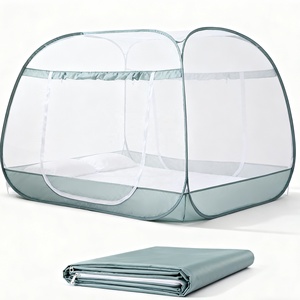 저렴한 공장 50D 접힌 텐트 모기장 접이식 모기장 메쉬 모기 야외 고밀도 경량 캠핑 - Product Image 1