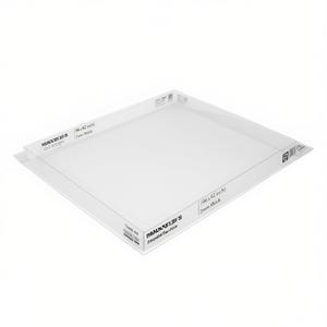 BAMANFELD'S Protecteur de table transparent 96x42 pouces, couverture de bureau en plastique de 2 mm d'épaisseur, design carré moderne - Product Image 1