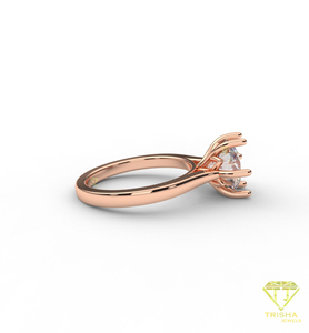 <b>Top</b> Quality Moissanite Engagement Ring for Elegant Bridal Jewelry Engagement Event and Special Moments Available For Sale - Product Image 4