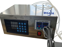 Machine de remplissage à pompe péristaltique à double tête pour liquides en petites doses, pour lait, huiles essentielles et pigments, distributeur de volume compact de bureau