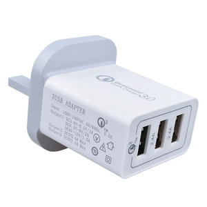 Cargador de pared USB para teléfono inteligente, estación de carga de 27W, 3 usb, portátil, para la UE - Product Image 2
