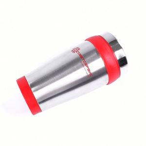 Tasse à café écologique, bouteille d'eau, thermos à double paroi, logo personnalisé par sublimation, tasse de voyage en acier inoxydable isolée sous vide avec poignée - Product Image 3