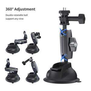 Soporte Plegable para Cámara de Acción <span class=keywords><strong>GoPro</strong></span> <span class=keywords><strong>Hero10</strong></span>, Ventosa para Parabrisas, Soporte para Ventana con Rotación de 360 Grados para Cámaras de Teléfono - Product Image 4