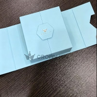 Caja de Regalo Ecológica Rígida de Doble Puerta con Inserto de Espuma EVA con Impresión Colorida para Perfumes, Cuidado de la Piel y Cosméticos