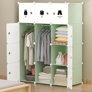 <span class=keywords><strong>Armario</strong></span> de Plástico Plegable Moderno de Alta Calidad, Resistente al Agua y al Polvo, <span class=keywords><strong>con</strong></span> Almacenamiento en Cubos y Zapatero <span class=keywords><strong>para</strong></span> Sala de Estar, en Oferta - Product Image 3