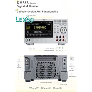 Multímetro Rigol Dm858 de 5.5 Dígitos con 11 Tipos de Medición de Señales de Entrada Lexso - Product Image 4