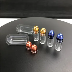 Mini píldora colorida, píldoras de rinoceronte para contenedor 0 y 00 para rinoceronte, mejora sexual masculina, cápsula en forma de bala, botellas de plástico