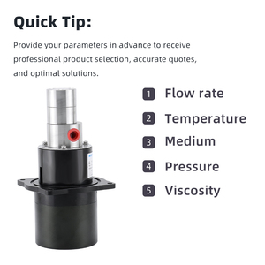 Controllable Speed Filling Measurement 316L Stainless Steel <b>Micro</b> Magnetic Drive Gear Pump Head - Product Image 6