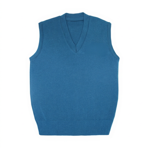 Suéter de Punto Premium de Manga Corta para Uniformes Escolares, Ropa Unisex para Estudiantes, Opciones de Tejido Personalizadas, Marca Privada OEM - Product Image 1