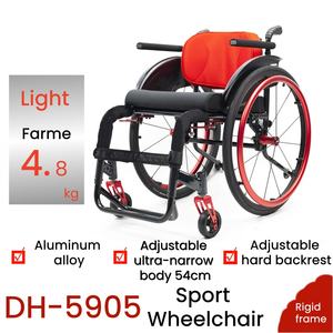 Silla de ruedas deportiva de aleación de aluminio de liberación rápida al por mayor de calidad para una rehabilitación cómoda - Product Image 2