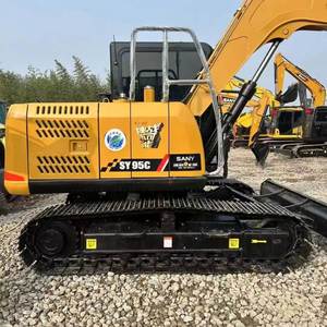 Mini-excavatrice d'occasion de 2022, marque SANY, modèle SY95C, excavatrice d'occasion pour la construction et l'exploitation minière, certifiée CE - Product Image 2