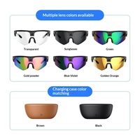 Lunettes intelligentes IA avec caméra, enregistrement photo/vidéo 13MP, batterie 270mAh, chargement Type-C, idéales pour le cyclisme/sports en extérieur – Vente directe usine