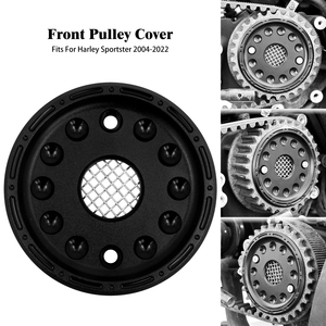 Motorfiets Voortreinwielbeschermer Motordeksel Mat Zwart voor Harley Sportster XL 883 1200 72 48 Forty Eight Custom 2004-21 - Product Image 1