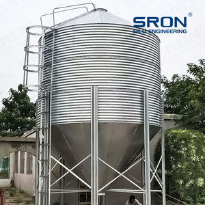 Silo de acero para almacenamiento de cereales, contenedores de alimentación para ganado de fábrica, utilizado para Precio de granja - Product Image 6