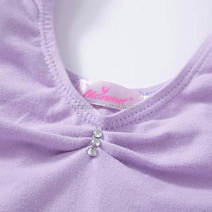 AM08 danza sin mangas algodón leotardo falda niñas camisola chico Ballet tutú vestido personalizado leotardos gimnasia niñas Ballet disfraz - Product Image 3