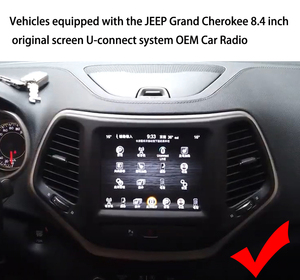 AZTON OEM ระบบเสียงไร้สาย Android Auto CarPlay สำหรับ Grand Renegade Uconnect ระบบ 8.4 นิ้ว - Product Image 6