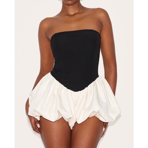 Buy In Bulk Satin Romper Dress Backless Design & Multiple Sizes |  Alibaba.com