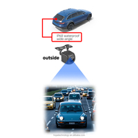 Caméra DVR d'enregistrement vidéo avec moniteur pour voiture, taxi, SUV, 1080P, vision à distance, carte SIM, 3 canaux, IA, 4G, Wifi, GPS, ADAS, DMS, étanche
