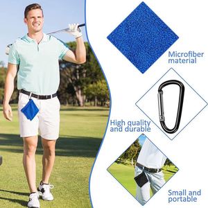 Custom Golf Ball Cleaning Towel Outdoor Sports Cleaner Accessories Golf Club Wiping Cloth Golf Pocket Towel with D <b>Clip</b> - Product Image 3