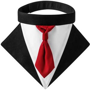 Tanpopo <span class=keywords><strong>Collar</strong></span> de perro ajustable Tux Traje formal Compromiso Regalo de cumpleaños Corbata para mascotas Camisa Príncipe Boda Bandana <span class=keywords><strong>Collar</strong></span> - Product Image 6