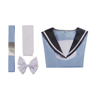 ชุดคอสเพลย์นักเรียนสีฟ้า ฮิกุราชิ โทโกะ แขนยาว สไตล์ JK - Product Image 3