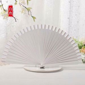 Abanico Plegable de Bambú Pintado a Mano, Estilo Retro Vintage Japonés, Portátil, para Mujer, Diseño de Olas - Product Image 6