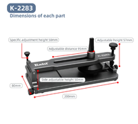 Séparateur d'écran LCD universel KAISI K-2282/K-2283/K-2284/K-2292 pour iPhone X-14 Pro Max et téléphones mobiles Android, garantie de 12 mois