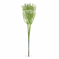 Bouquet de Gypsophile Artificielle en Plastique en Gros, 6 Couleurs, Aspect Réaliste, pour Mariage, Fête, Décoration Intérieure, Remplissage Floral en Vrac