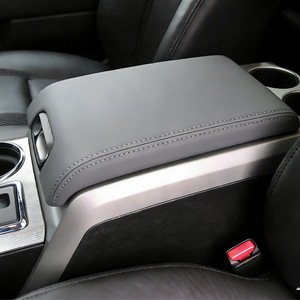 Funda para Reposabrazos de Ford F150 09-14, Funda Protectora de Cuero de Microfibra, Accesorio de Almacenamiento para Consola Central - Product Image 3