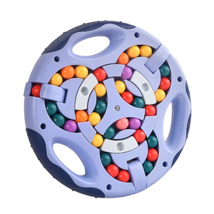 Rotating Magic Beans Puzzle Cube Gyro Double-Sided Fingertip Magic Disk Educational <strong>Toy</strong>