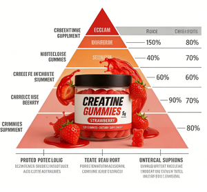Gummies de créatine monohydrate à marque privée – Complément pré-entraînement pour hommes et femmes – Soutien musculaire et endurance - Product Image 4