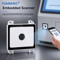 Módulo de Escáner Profesional YUANAIDC YJ-ES908, Escáner de Códigos QR Fijo, Escáneres de Códigos de Barras USB Android para Máquinas Expendedoras