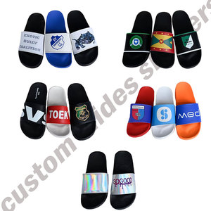 Su misura di massaggio Sauna bagno di <span class=keywords><strong>vapore</strong></span> morbido suola semplice marca con Logo goffrato stampa PVC scivoli pantofole per gli uomini delle donne - Product Image 5